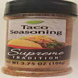 Supreme Tradition Taco Seasoning 3.75 oz Shaker