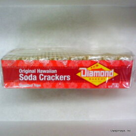 Diamond Bakery - オリジナル ハワイアン ソーダ クラッカー (無塩トップ) 正味重量 13オンス Diamond Bakery - Original Hawaiian Soda Crackers (Unsalted Tops) Net Wt. 13 Oz.