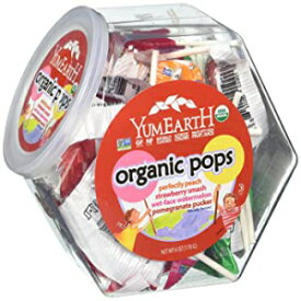 Yummy Earth ロリポップ、オーガニック アソート フレーバー、30 個 Yummy Earth Lollipops, Organic Assorted Flavors, 30 ea