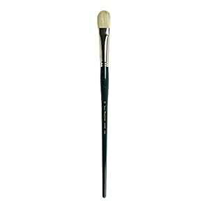 Princeton Artist Brush Princeton Ashley, Brushes for Acrylic and Oil Series 5200, Interlocked Chungking Bristle, Filbert Size 12