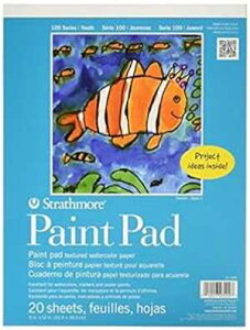 Strathmore 27-209 100 Series Youth t Pad, 9"x12" Tape Bound, 20 Sheets