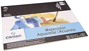 Montval ���_�R�[���h�v���X���ʎ��A140 �|���h�A18 X 24 �C���`�A�i�`�������z���C�g Canson Montval Acid-Free Cold Press Watercolor Paper, 140 lb, 18 X 24 in, Natural White