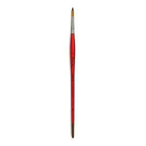 Raphael Kaerell Long Handle Oil & Acrylic Brush, Round, 14, Natural