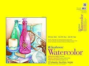 Strathmore (360-18) 300 V[YʃpbhAR[hvXA18 C` x 24 C`A12  Strathmore (360-18) 300 Series Watercolor Pad, Cold Press, 18"x24", 12 Sheets