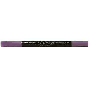 �c�L�l�R ���[�t�@�u���R�}�[�J�[ �F�������ɂ��� �E�B�X�e���A Tsukineko Dual-Ended Fabrico Marker Color-Fast, Wisteria