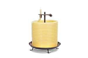 Candle by the Hour 20561B 144���ԃL�����h���A���ɗD�����V�R���X�A�Ȑc�t���A�C�G���[ Candle by the Hour 20561B 144-Hour Candle, Eco-friendly Natural Beeswax with Cotton Wick,Yellow