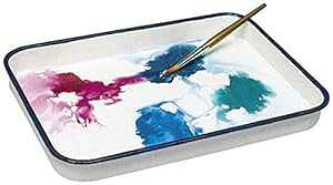 Jack Richeson Butcher pbggCA11 x 15 C`AzCg Jack Richeson Butcher Porcelain Palette Tray, 11 x 15 in, White