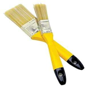 Performance Tool 1119 Durable Plastic Handled Brush Set with 1-Inch and 2-Inch Wide Brushes, Ideal for Automotive, Industrial, and Home Use