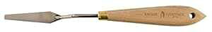 AlvinAؐnhtXeX yCeBO iCtAA[eBXgppbg XN[p[ c[ - #6 Alvin, Stainless ting Knife with Wooden Handle, Palette Scraper Tool for Artists - #6