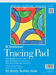 Strathmore (27-170 100 V[Y [X g[VO pbhA9 C` x 12 C` e[vԂA40 ) Strathmore (27-170 100 Series Youth Tracing Pad, 9"x12" Tape Bound, 40 Sheets