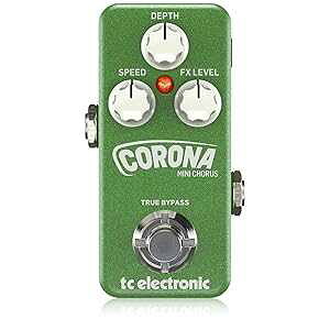 TC Electronic CORONA MINI CHORUS Ultra-Compact Chorus Pedal with Built-In TonePrint Technology