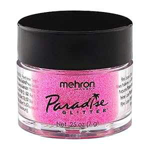 ������ ���C�N�A�b�v �p���_�C�X AQ �O���b�^�[ (0.25 �I���X) (�p�X�e�� �s���N) Mehron Makeup Paradise AQ Glitter (.25 oz) (PASTEL PINK)