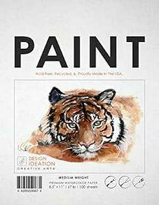 MACNA}[J[AʊG̋p̒x̐ʎBA[gAfUCAɍœKłB[XV[gpbNB(100(8.5C`×11C`)) Design Ideation Medium Watercolor Paper for Pencil, Ink, M