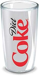 Tervis RJER[ - _CGbg R[ fM^u[ bvtA16IXANA Tervis Coca-Cola - Diet Coke Insulated Tumbler with Wrap, 16oz, Clear