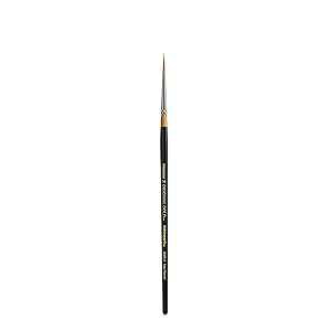 KINGART Premium Original Gold 9020-2 ULTRA ROUND Series Artist Brush, Golden Taklon Synthetic Hair, Short Handle, for Acrylic, Watercolor, Oil and Gouache ting, Size 2
