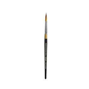 KINGART Premium Original Gold 9020-10 ULTRA ROUND Series Artist Brush, Golden Taklon Synthetic Hair, Short Handle, for Acrylic, Watercolor, Oil and Gouache ting, Size 10