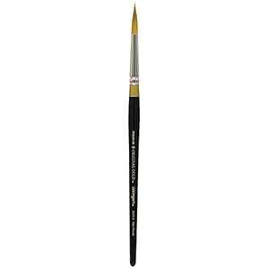 KingArt Original Gold 9020 Series 9020-0, Premium Artist Brush, Golden TAKLON MAX Round-Size: 0, 0