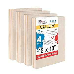 US Art Supply 8C` x 10C` o[`EbhyCg pl{[h M[ [1-1/2C` N[h (4pbN) - A[eBXg[̖ؐǃLoX - G ~NXgfBAN