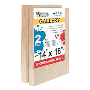 US Art Supply 14C` x 18C` o[`EbhyCg pl{[h M[ [1-1/2C` N[h (2pbN) - A[eBXg[̖ؐǃLoX - G ~NXgfBAN