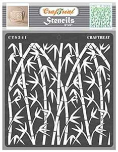 CrafTreat tƎ}̃XeV ؁ALoXAAznAAǁA^Cւ̊Gp - tƎ}̃XeV - 6x6C` - ėp\DIYA[gƃNtgXeV CrafTreat Leaves and Branches Sten