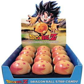 Dragon Ball Z Dragonball Z Collectible Tin filled with Sweet Red Star Candy - Twelve (12) Tins with the Store Display