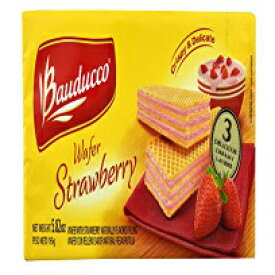 Bauducco ウエハースクッキー ストロベリー -- 5.82 オンス Bauducco Wafer Cookies Strawberry -- 5.82 oz