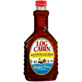 Log Cabin シュガーフリー シロップ、24 オンス (6 個パック) Log Cabin Sugar Free Syrup, 24 oz (Pack of 6)