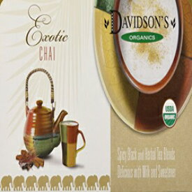 Davidson's Tea シングルサーブ クラシック チャイ、100 カウント ティーバッグ Davidson's Tea Single Serve Classic Chai, 100-Count Tea Bags