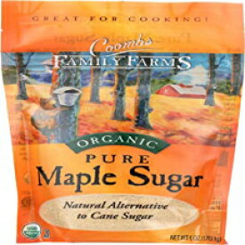 6、Coombs Family Farms オーガニック ピュア メープル シュガー、6 オンス 6, Coombs Family Farms Organic Pure Maple Sugar, 6-Ounce