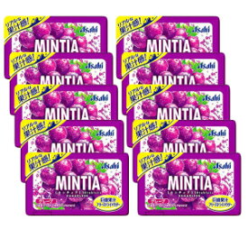 ミンティアグレープ 0.2オンス 10個入 国産タブレットキャンディ アサヒグループ食品 忍法 Mintia Grape 0.2oz 10pcs Japanese Tablet Candy Asahi Group Foods Ninjapo