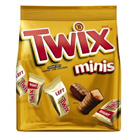 TWIX キャラメル ミニサイズ チョコレート クッキー バー キャンディ 9.7オンス バッグ (8個パック) TWIX Caramel Minis Size Chocolate Cookie Bar Candy 9.7-Ounce Bag (Pack of 8)