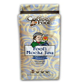 The Coffee Fool Fool's モカ ジャワ全粒コーヒー、12 オンス The Coffee Fool Fool's Mocha Java Whole Bean Coffee, 12 Ounce