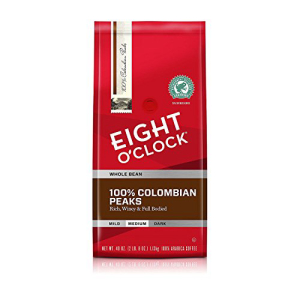 EIGHT OCLOCK Product of Eight O'Clock Whole OUTLET SALE Bean Savings Colombian oz. 40 Coffee - Bulk 最新作