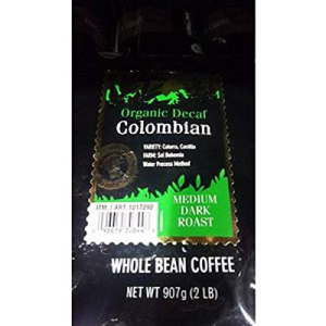Kirkland Signature 2021セール Organic Colombian 超激得SALE Decaf Whole 2lbs. Coffee Bean