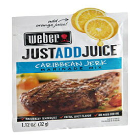 Weber ジャスト アド ジュース マリネ ミックス カリビアン ジャーク 1.12 オンス (24 個パック) Weber Just Add Juice Marinade Mix Caribbean Jerk 1.12 OZ (Pack of 24)