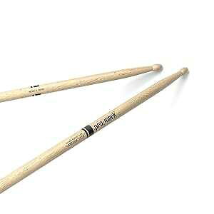ProMark Classic Attack 747B Shira Kashi Oak Drumsticks, Oval Wood Tip, One Pair