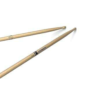 ProMark Junior Drum Sticks - Hickory Kids Drumsticks - Drum Sticks Set for Kids - Oval Wood Tip - Hickory Drum Sticks - Consistent Weight and Pitch - 1 Pair
