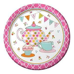 Creative Converting 8 JEg y[p[ fBi[ v[gAeB[^C Creative Converting 8 Count Paper Dinner Plates, Tea Time