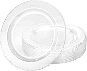 v~Aǐ̃vX`bNv[g͒DłBp[eB[̐H vX`bN v[g 6.25 C` NAo[ pbN 40  Lillian Tablesettings Premium Quality Heavy