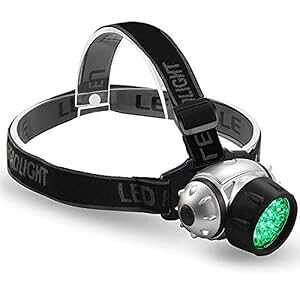 VIVOSUN 19 �d�����P�x LED �O���[�����C�g �O���[ ���[�� �w�b�h���C�g VIVOSUN 19-bulb High Intensity LED Green Light Grow Room Headlight