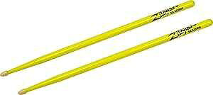 Avedis Zildjian Company 5A Acorn Neon Yellow Drumsticks