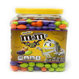 M&M'S グールズ ミックス ピーナッツ チョコレート ハロウィン キャンディー (62 オンス)、62 オンス () M&M'S Ghoul's Mix Peanut Chocolate Halloween Candy (62oz.),, 62 Oz ()