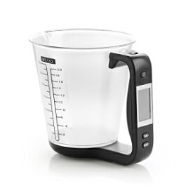YYGIFT Digital Measuring Cups Scale Cups with LCD Display Kitchen Food Volume Weight Measurement Tool - Black