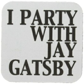 3dRose CST_123047_2 I Party with Jay Gatsby Soft Coasters, Set of 8