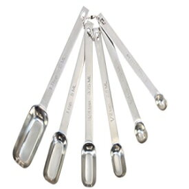 マスタークラス6個セット、頑丈なステンレス鋼の計量スプーン Kitchen Craft Master Class Set of 6, Heavy-Duty Stainless Steel Measuring Spoons