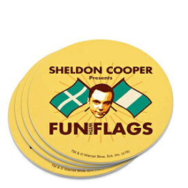 Big Bang Theory Sheldon Cooper Fun with Flags Novelty Coaster Set GRAPHICS & MORE Big Bang Theory Sheldon Cooper Fun with Flags Novelty Coaster Set