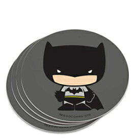 バットマンかわいいちびキャラクターノベルティコースターセット GRAPHICS & MORE Batman Cute Chibi Character Novelty Coaster Set