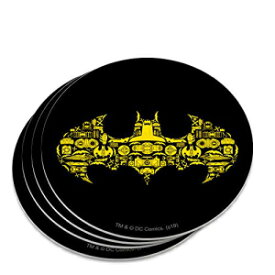 バットマンバットマンアイコンロゴノベルティコースターセット GRAPHICS & MORE Batman Batman Icons Logo Novelty Coaster Set