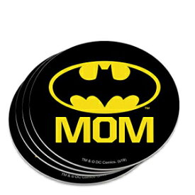 バットマンバットママシールドロゴノベルティコースターセット GRAPHICS & MORE Batman Bat Mom Shield Logo Novelty Coaster Set
