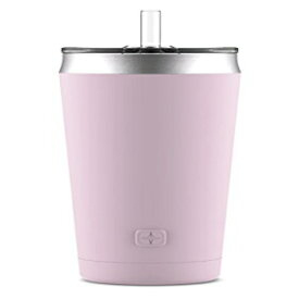 Ello Beacon Vacuum Insulatedステンレススチールタンブラー、オプションのストロー、24オンス、カシミアピンク Ello Beacon Vacuum Insulated Stainless Steel Tumbler with Optional Straw, 24 oz, Cashmere Pink